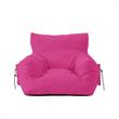 Loungie Comfy Nylon Bean Bag Chair/ Lounge Chair Fuchsia