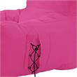Loungie Comfy Nylon Bean Bag Chair/ Lounge Chair Fuchsia