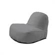 Loungie Cosmic Nylon Bean Bag Chair Grey