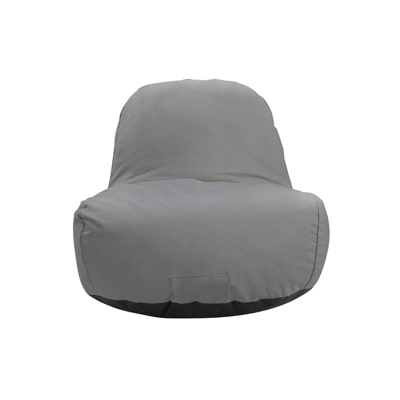 Loungie Cosmic Nylon Bean Bag Chair Grey