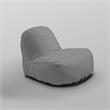 Loungie Cosmic Nylon Bean Bag Chair Grey