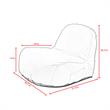 Loungie Cosmic Nylon Bean Bag Chair Grey
