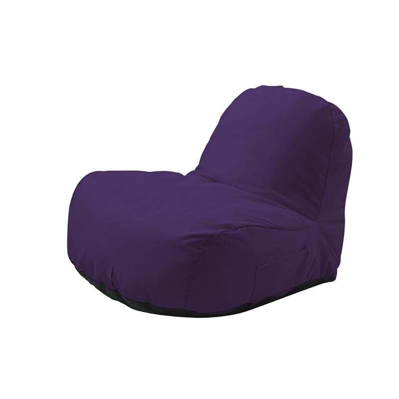 Loungie Cosmic Nylon Bean Bag Chair Purple