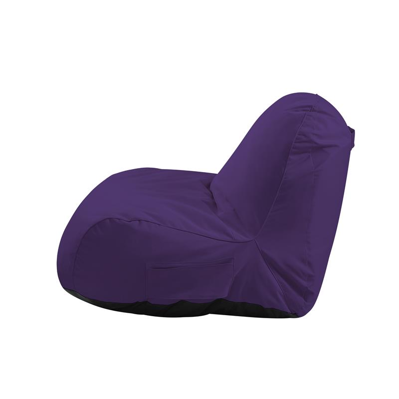 Loungie Cosmic Nylon Bean Bag Chair Purple