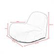 Loungie Cosmic Nylon Bean Bag Chair Purple