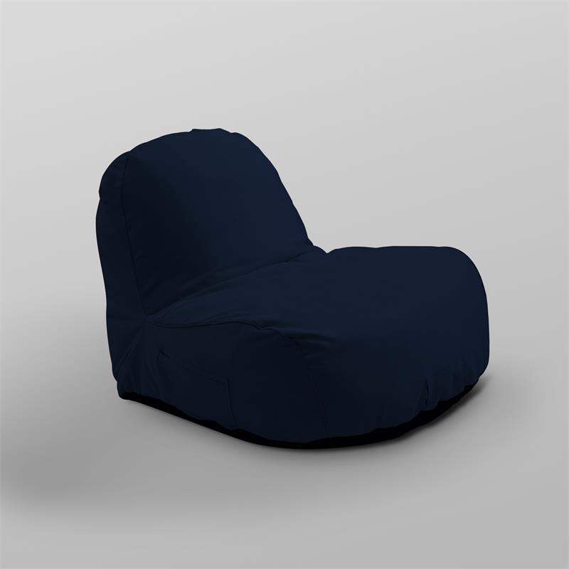 Loungie Cosmic Nylon Bean Bag Chair Blue