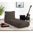Loungie Cloudy Nylon Bean Bag Chair Brown