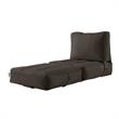 Loungie Cloudy Nylon Bean Bag Chair Brown