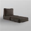 Loungie Cloudy Nylon Bean Bag Chair Brown