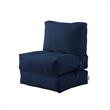 Loungie Cloudy Nylon Bean Bag Chair Blue