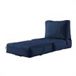 Loungie Cloudy Nylon Bean Bag Chair Blue
