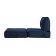 Loungie Cloudy Nylon Bean Bag Chair Blue
