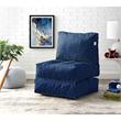 Loungie Cloudy Nylon Bean Bag Chair Blue