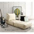 Loungie Cloudy Nylon Bean Bag Chair Beige