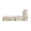 Loungie Cloudy Nylon Bean Bag Chair Beige