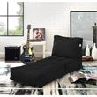 Loungie Cloudy Nylon Bean Bag Chair Black