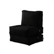 Loungie Cloudy Nylon Bean Bag Chair Black