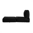 Loungie Cloudy Nylon Bean Bag Chair Black