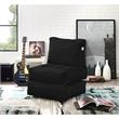 Loungie Cloudy Nylon Bean Bag Chair Black