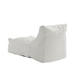 Loungie Resty Nylon Bean Bag Chair White