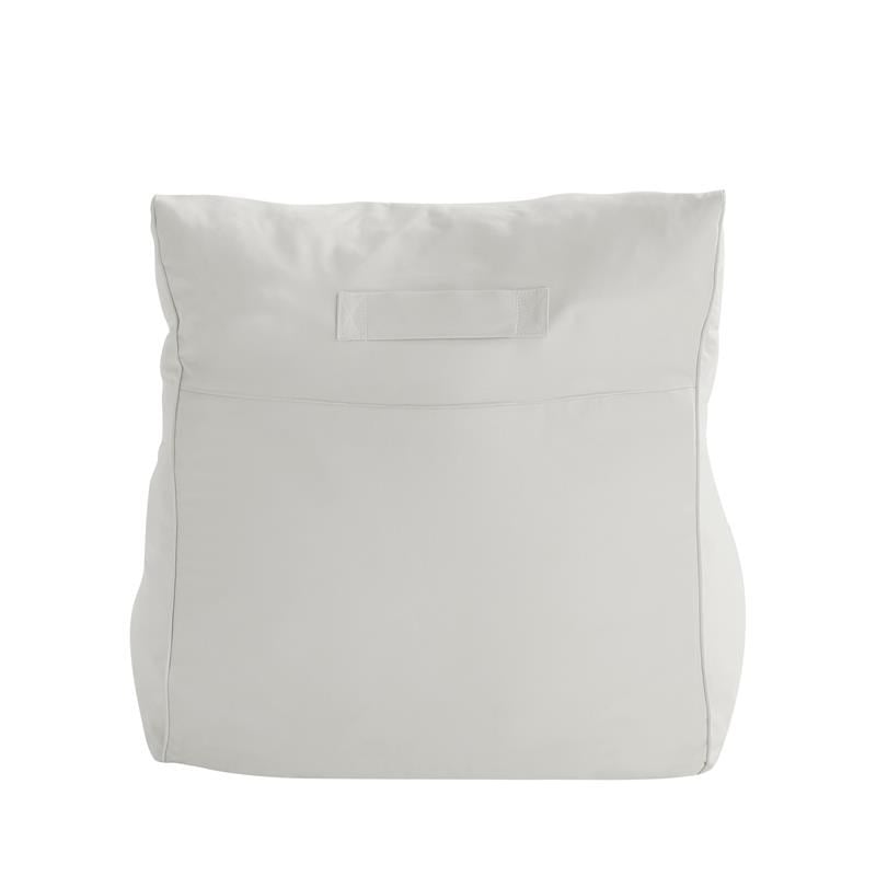 Loungie Resty Nylon Bean Bag Chair White