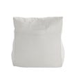 Loungie Resty Nylon Bean Bag Chair White