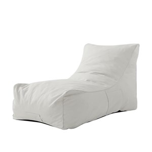 Loungie Resty Nylon Bean Bag Chair White