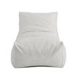 Loungie Resty Nylon Bean Bag Chair White