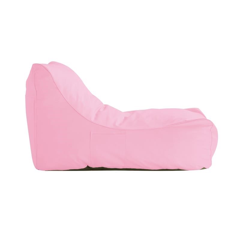 Loungie Resty Nylon Bean Bag Chair Pink