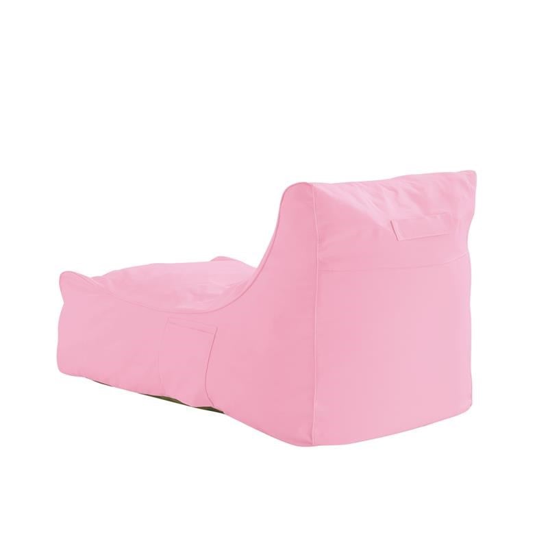 Loungie Resty Nylon Bean Bag Chair Pink