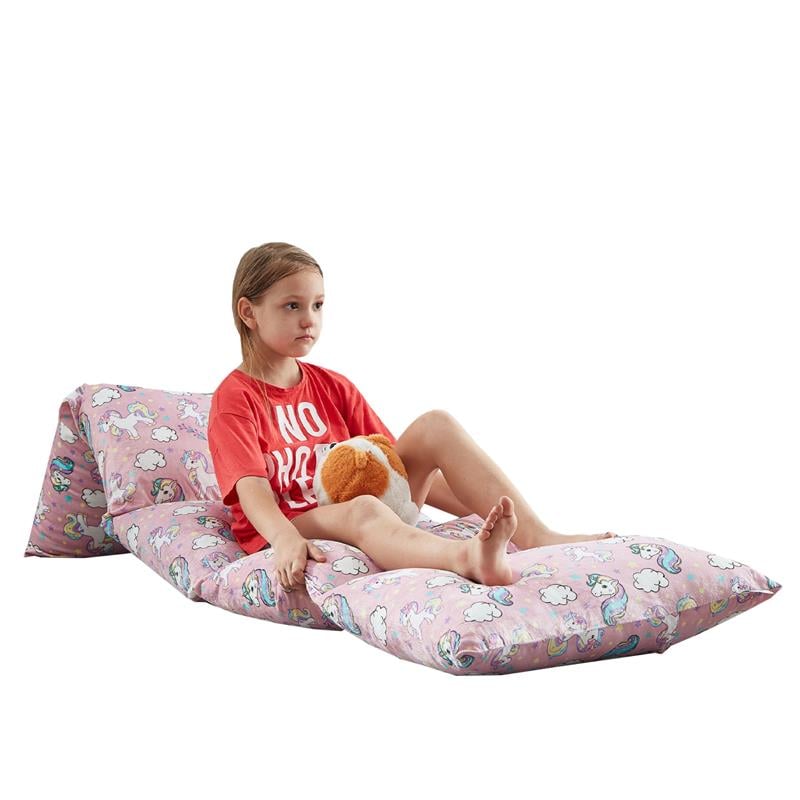 Bean Bag Covers Unicorn Light Pink Microfiber 88