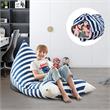 Bean Bag Covers Navy Microfiber 55