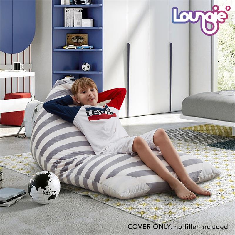 Bean Bag Covers Grey Microfiber 55