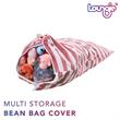 Bean Bag Covers Pink Microfiber 55