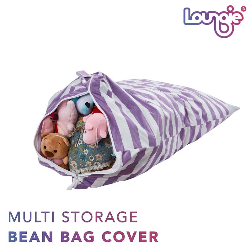 Bean Bag Covers Lavender Microfiber 55
