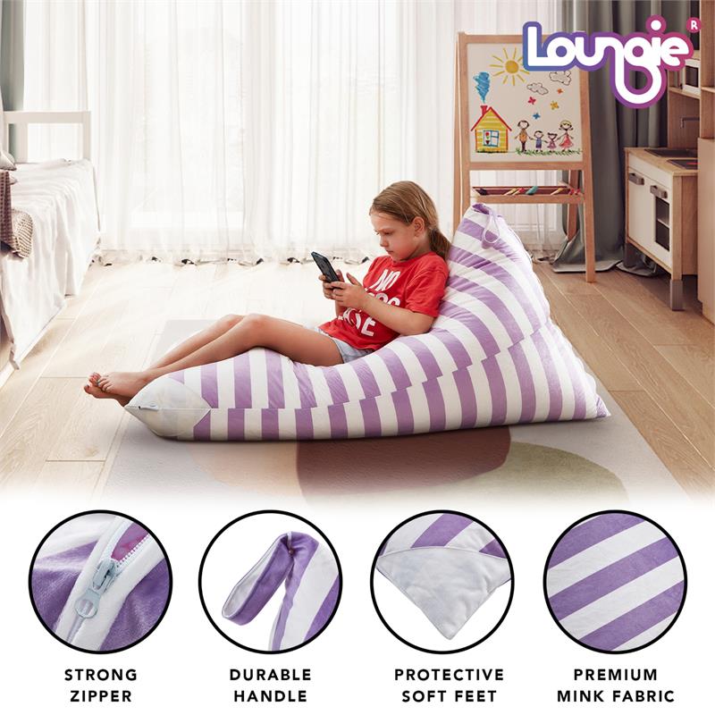 Bean Bag Covers Lavender Microfiber 55