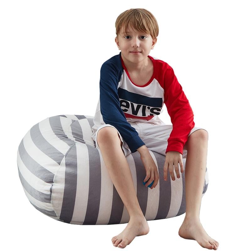 Bean Bag Covers Grey Microfiber 32