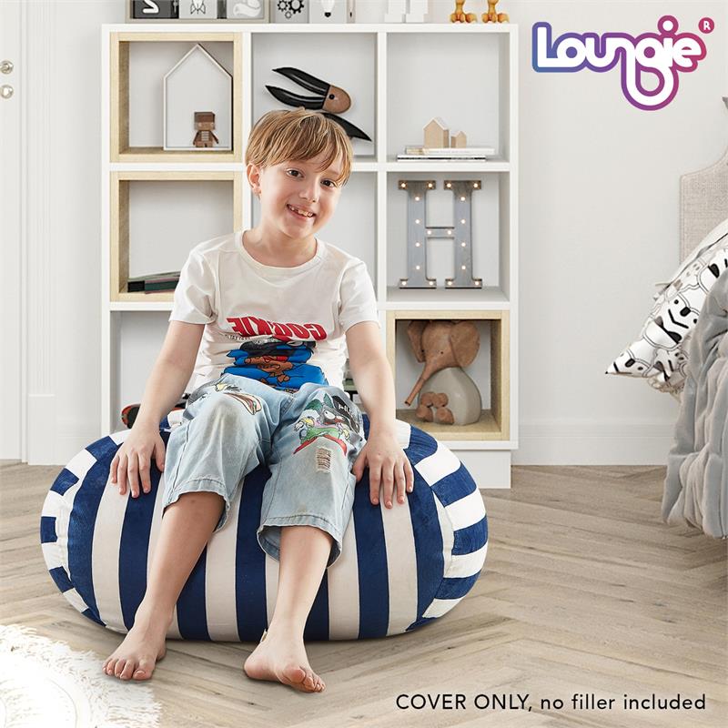 Bean Bag Covers Navy Microfiber 32