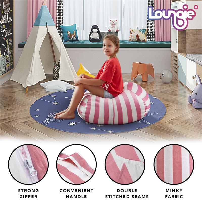 Bean Bag Covers Pink Microfiber 32