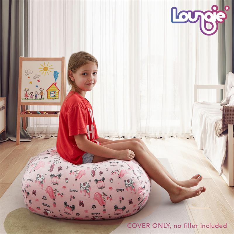 Bean Bag Covers Princess Pink Microfiber 32