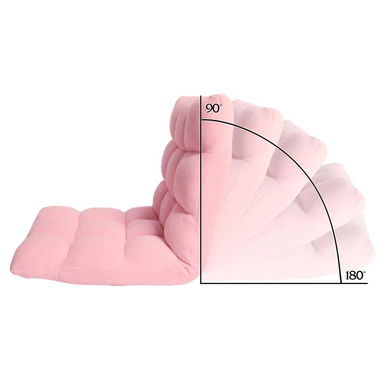 Loungie Chair Light Pink  43.3L x 21.6W x 5.1H