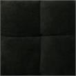 Loungie Floor Chairs Black Microplush Foam Filling Steel Tube Frame