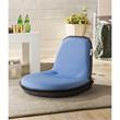 Quickchair Floor Chairs Light Blue/Grey Mesh Indoor/Outdoor Portable Multi use