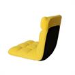 Loungie Floor Chairs Yellow Microplush Foam Filling Steel Tube Frame