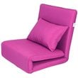 Relaxie Floor Chairs Pink Linen Sleeper Dorm Bed Couch Lounger Sofa