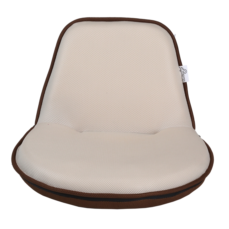 Quickchair Floor Chairs Beige/Brown Mesh Indoor/Outdoor Portable Multi use