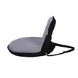 Quickchair Floor Chairs Light Grey Black Mesh Indoor/Outdoor Portable Multi use