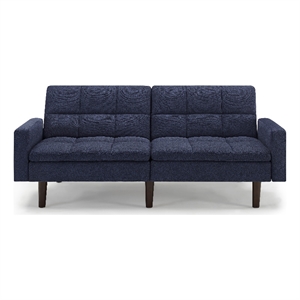 kennedy sofa convertible in cosmic navy by sealy sofa convertibles
