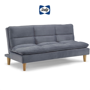 maryland sofa convertible in heavenly dark sky blue by sealy sofa convertibles