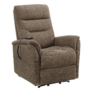 irvine lift chair in sydney pecan by sealy sofa convertibles